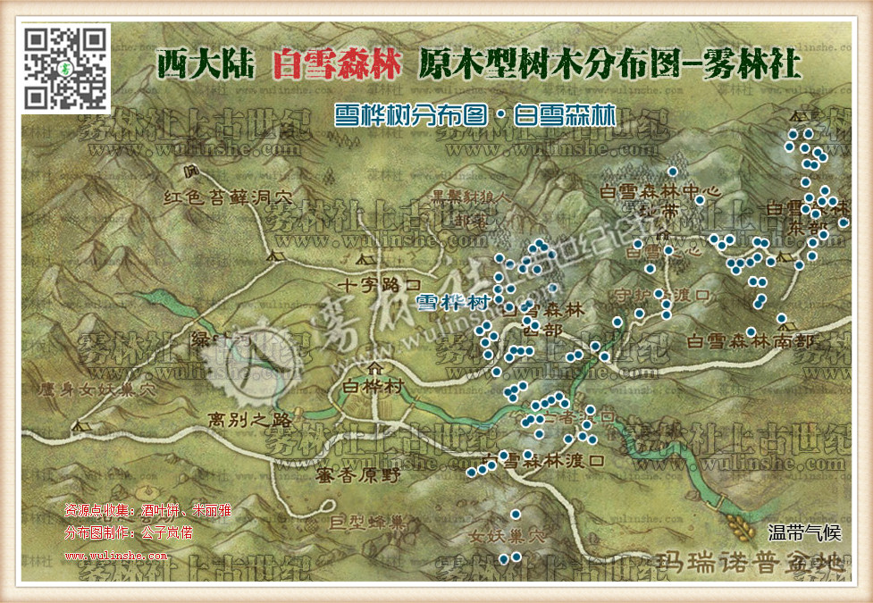 白雪森林雪桦