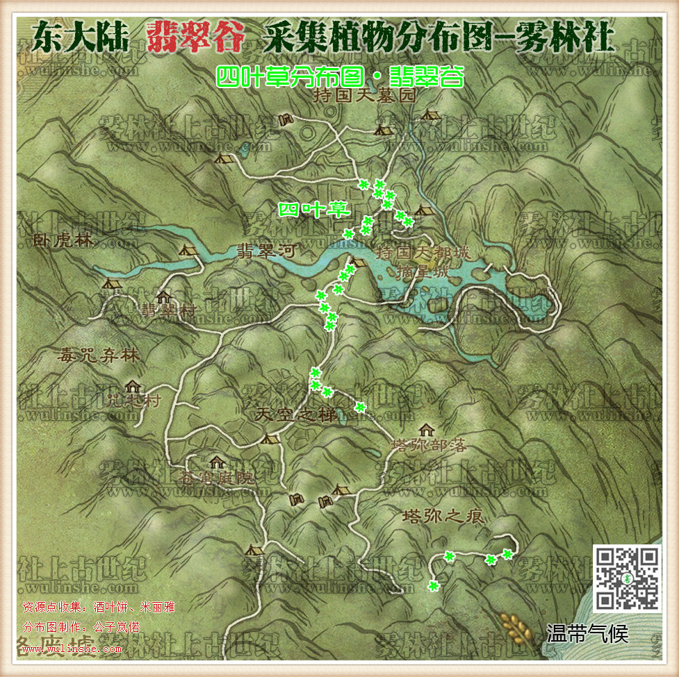 东大陆翡翠谷四叶草