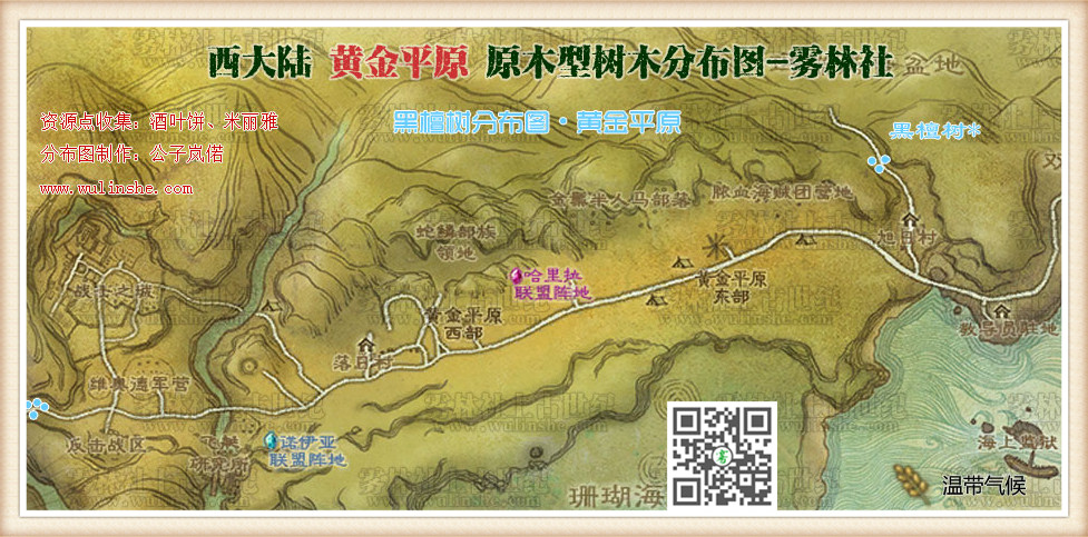 黑檀树 上古世纪西大陆黄金平原