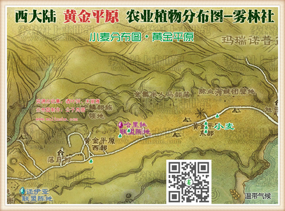 小麦上古世纪西大陆黄金平原