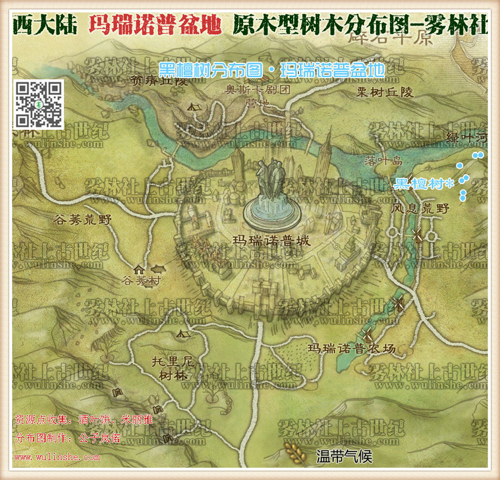 西大陆马瑞诺普盆地黑檀木