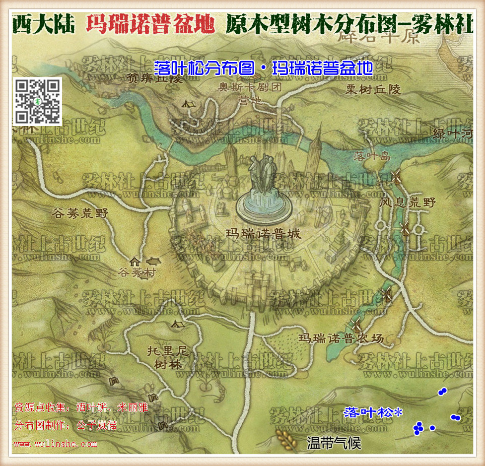 马瑞诺普盆地落叶松