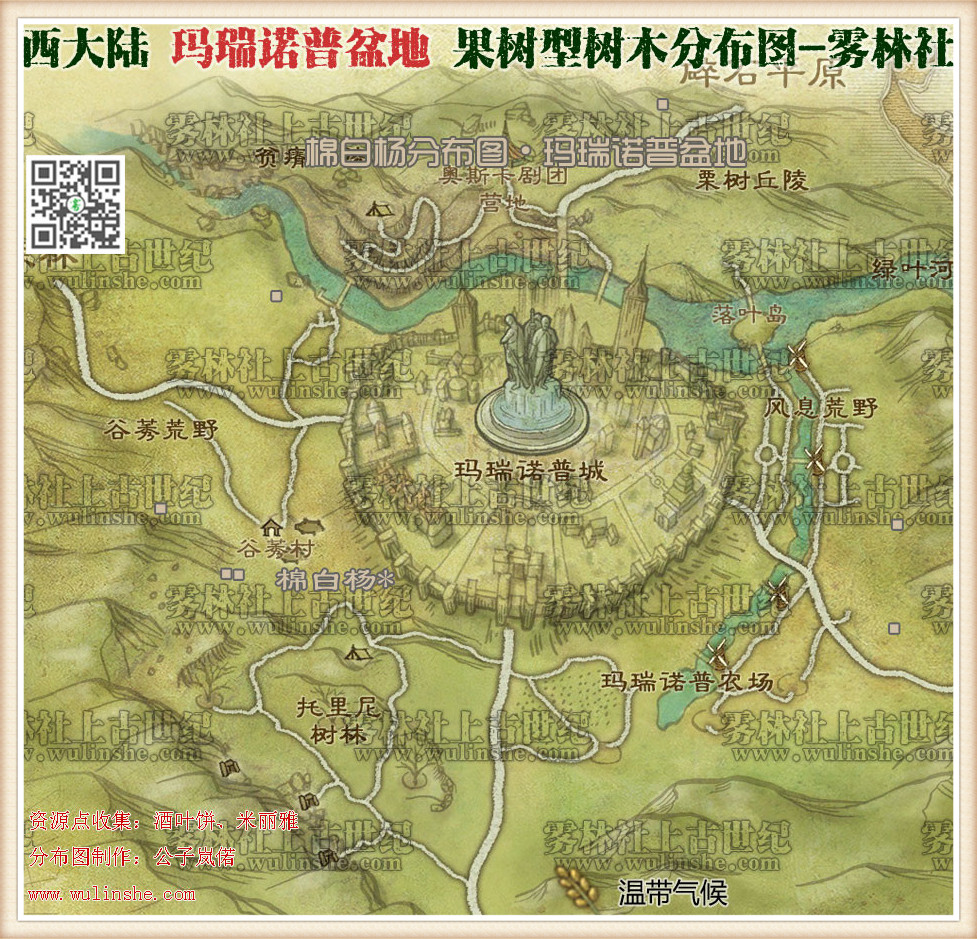 玛瑞诺普盆地棉白杨