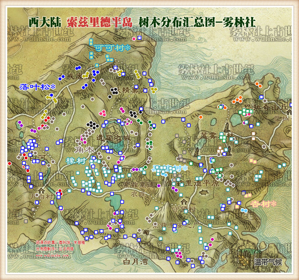 索兹里德半岛树木