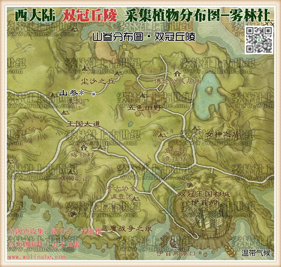 双冠丘陵山参
