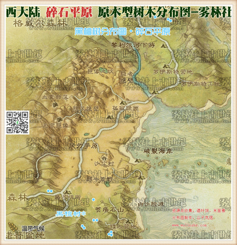 碎石平原黑檀木