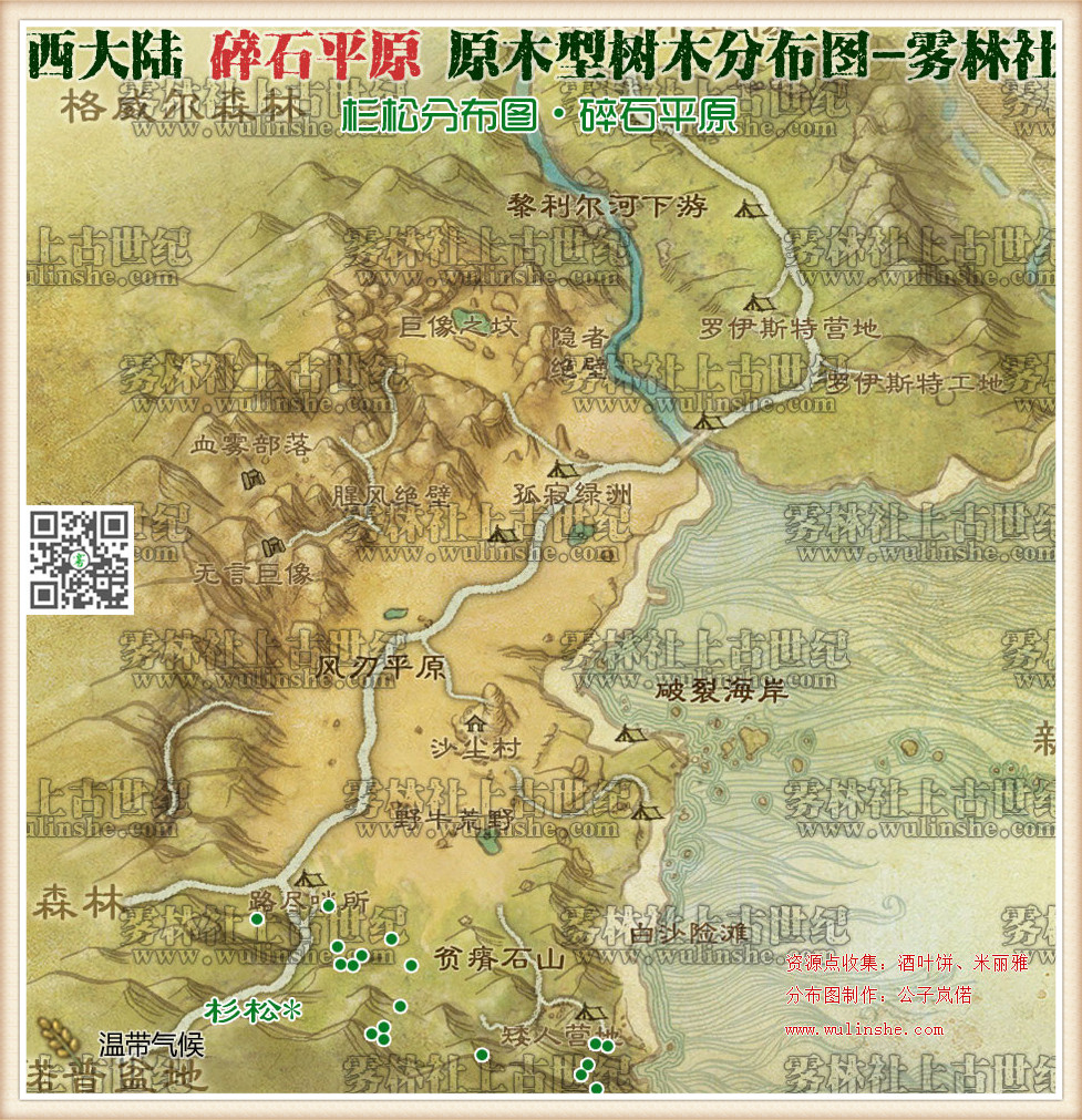 碎石平原杉松