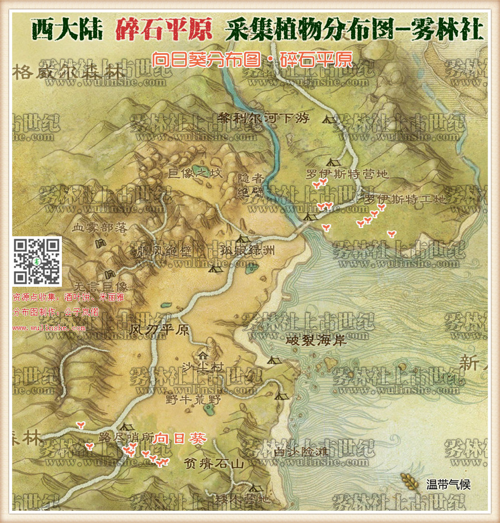 西大陆碎石平原向日葵