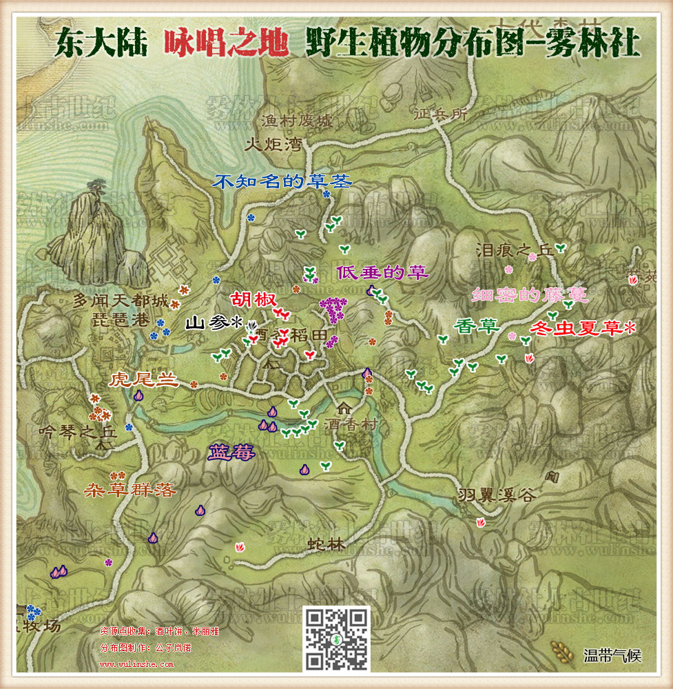 东大陆咏唱之地野生植物综合